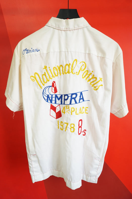 (L) 1978 National Miniature Pylon Racing Association 4th Place Button Up Shirt