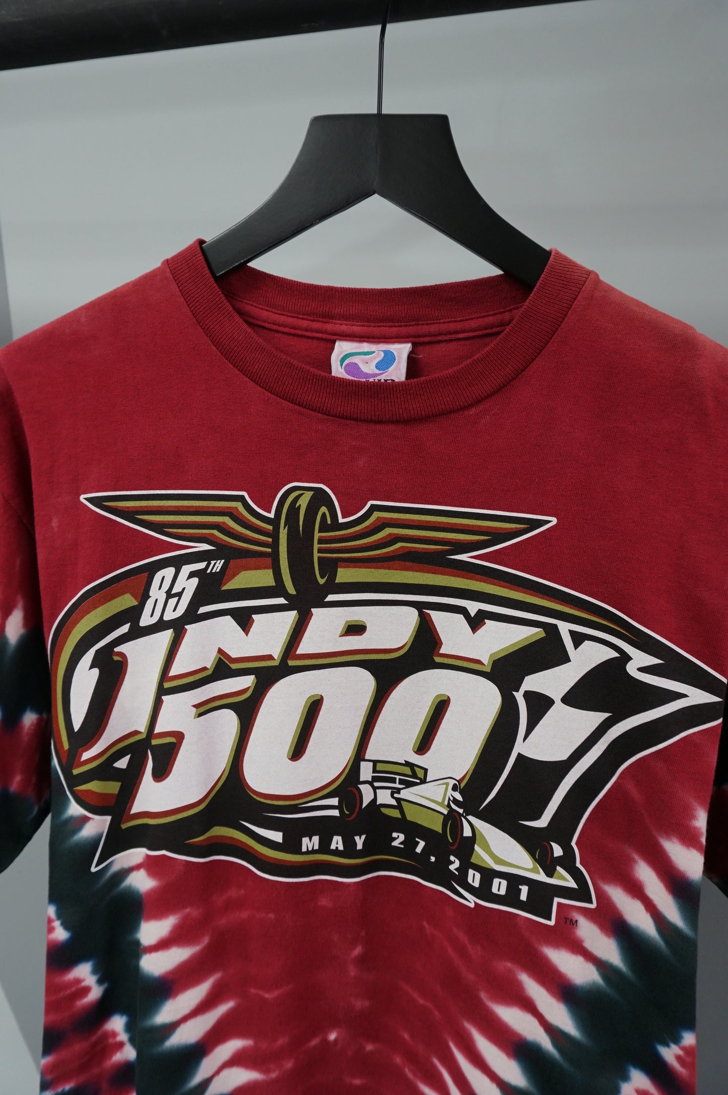 (M) 2001 Indy 500 Liquid Blue T-Shirt