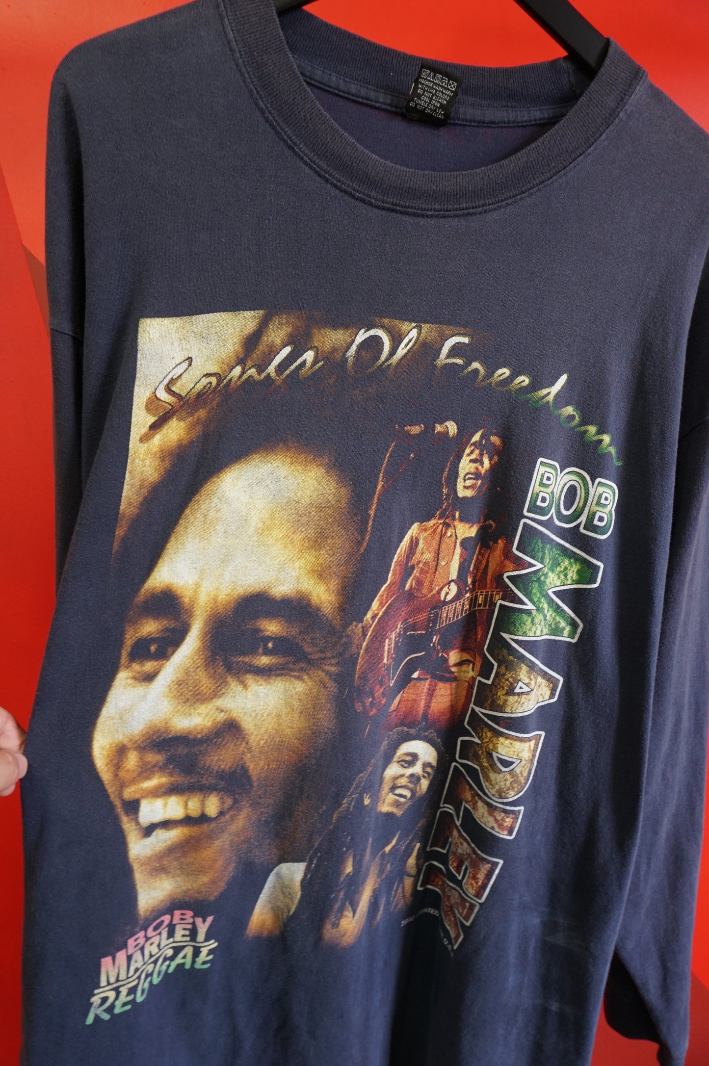 (XXL) 1997 Bob Marley Songs of Freedom LS T-Shirt