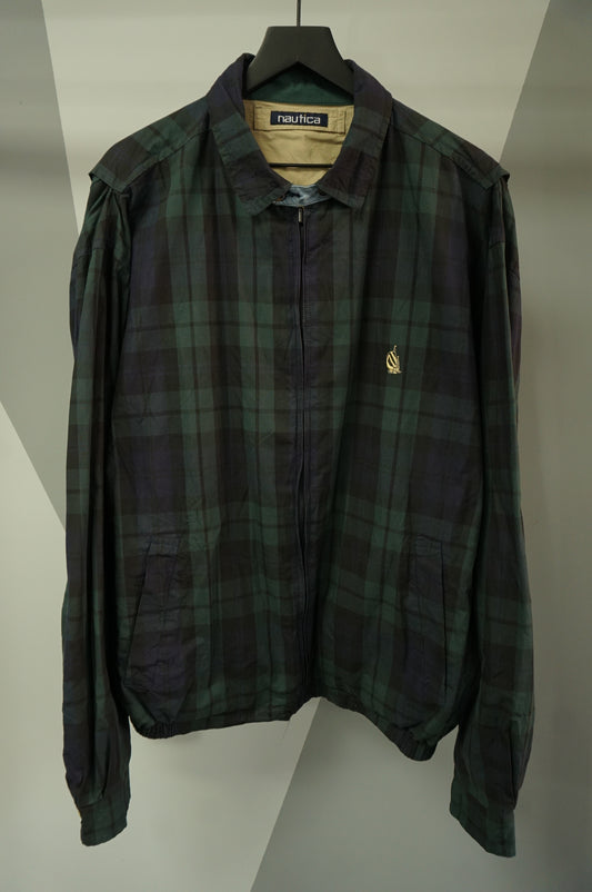 (XXL) Vtg Reversible Plaid Nautica Jacket