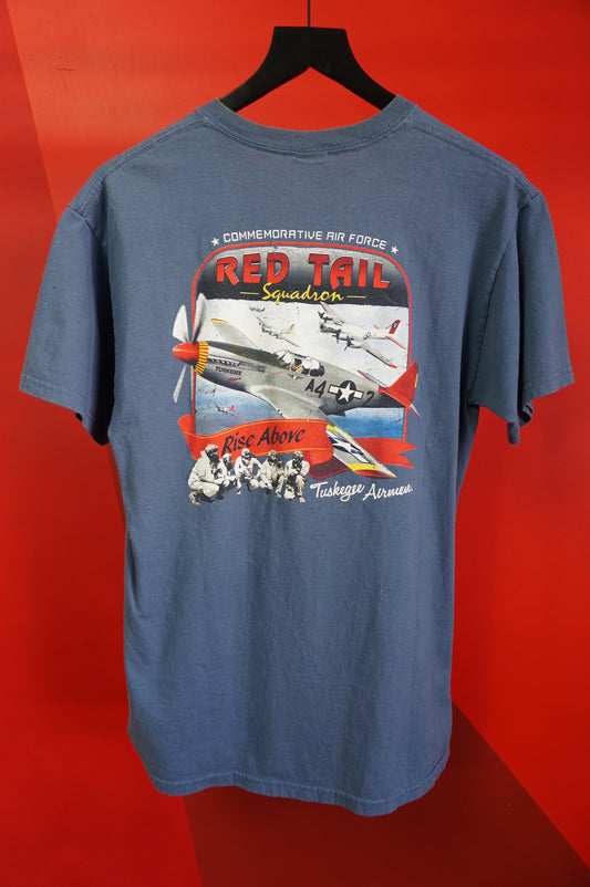 (M) Tuskegee Airmen  Red Tail Squadron T-Shirt