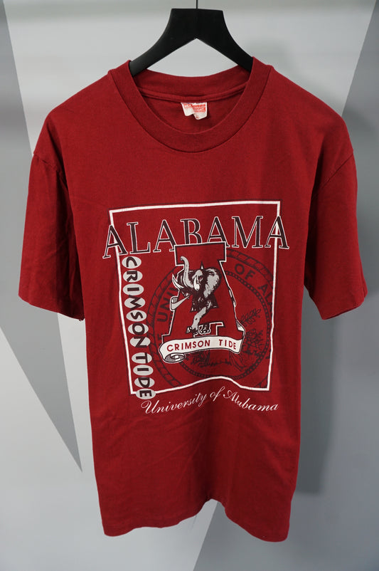 (M/L) Vtg Alabama Crimson Tide Single Stitch T-Shirt