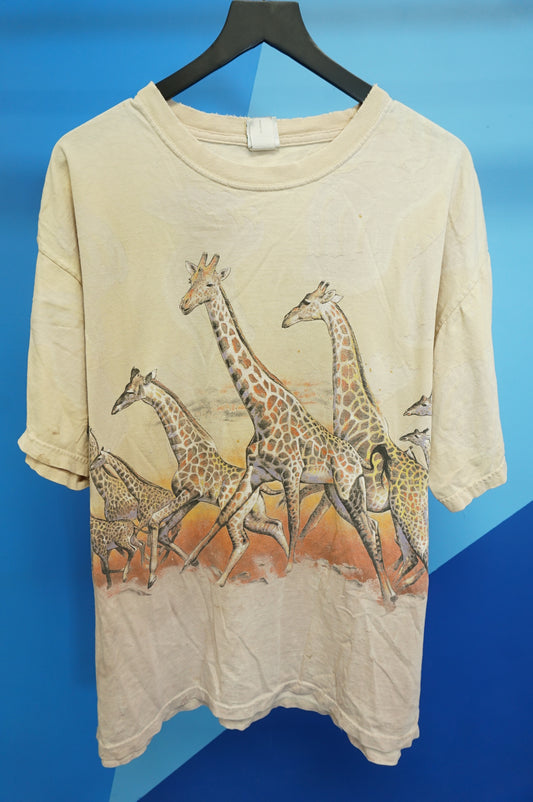 (XL/XXL) Vtg Rainforest Cafe Giraffe T-Shirt