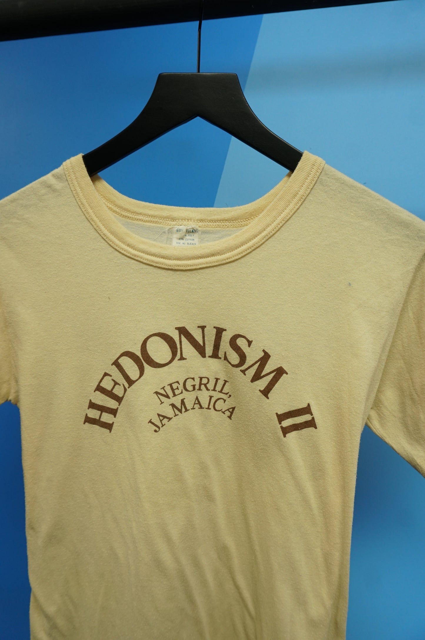 (S/M) Hedonism II Single Stitch Jamiaca Tourist T-Shirt