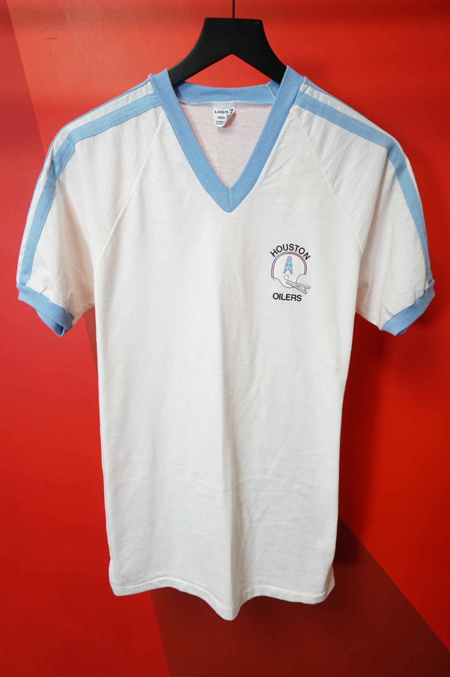 (S) Vtg Houston Oilers Single Stitch T-Shirt