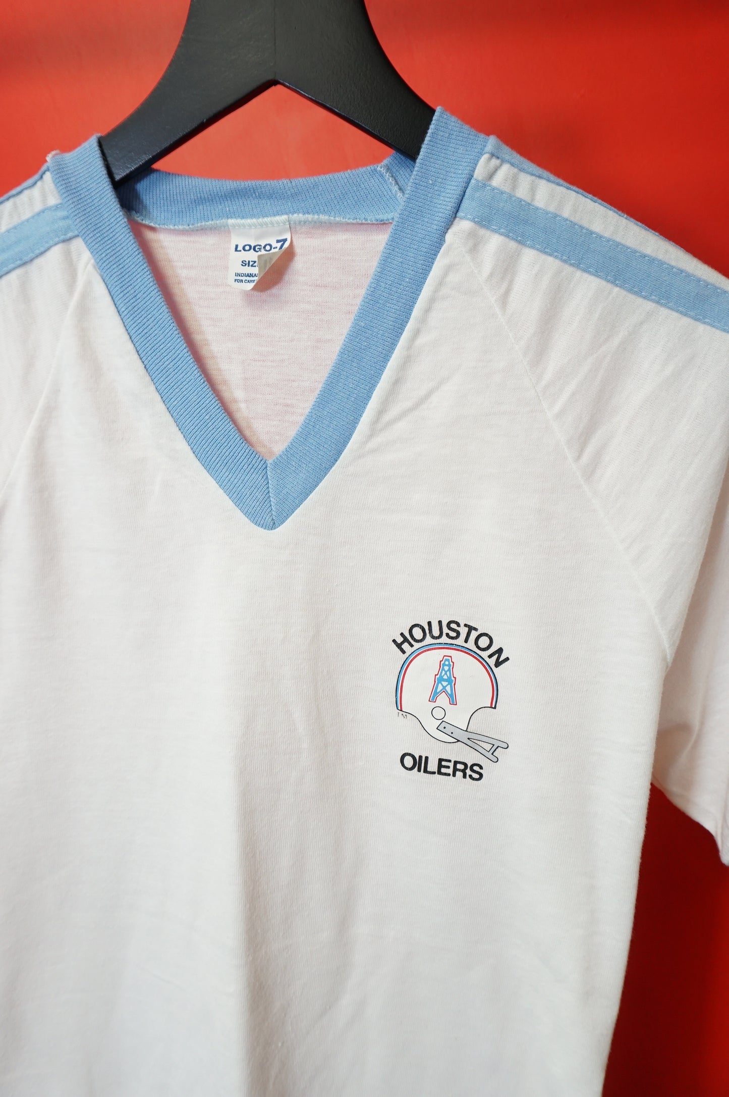 (S) Vtg Houston Oilers Single Stitch T-Shirt