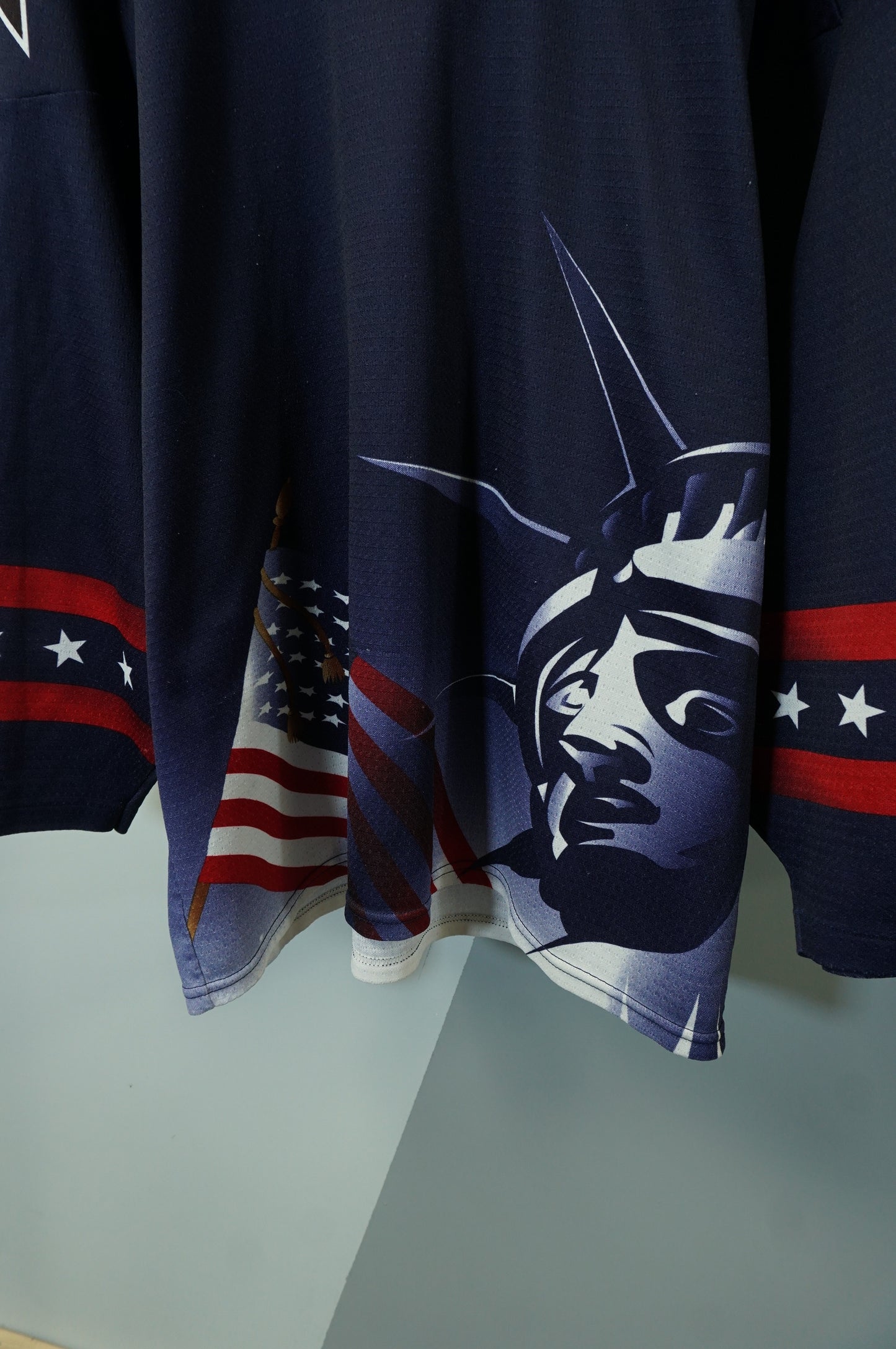 (L/XL) Vtg USA Hockey Jersey