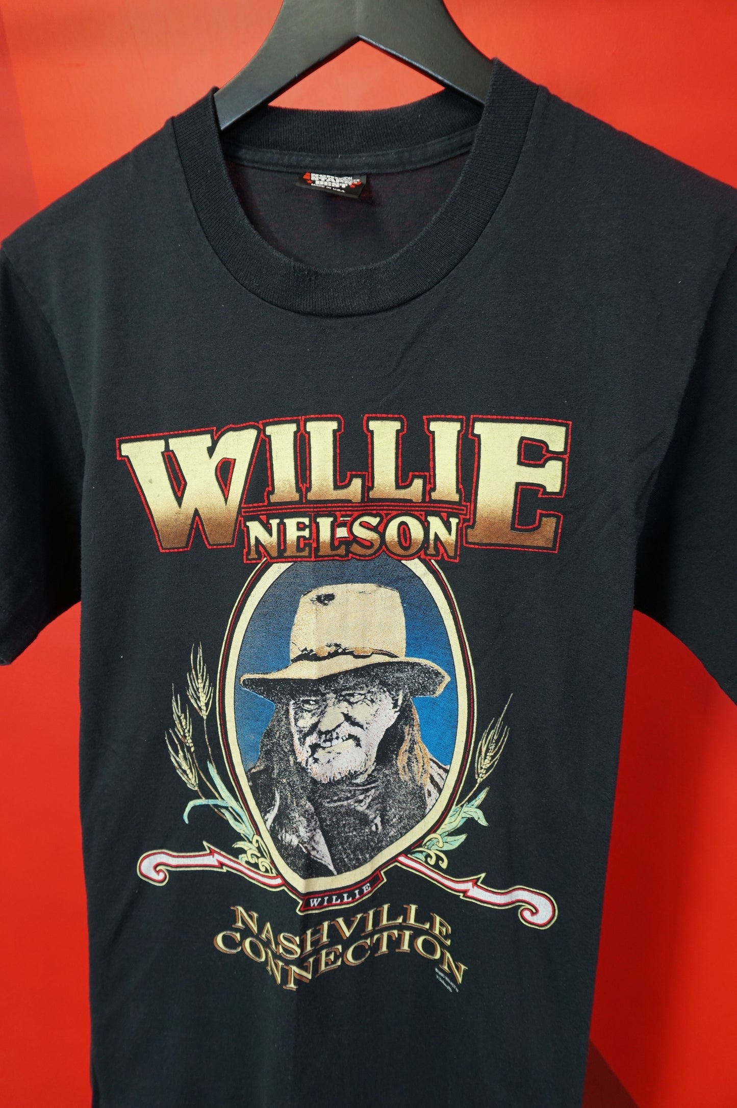 (S/M) 1990 Willie Nelson Nashville Connection Single Stitch T-Shirt