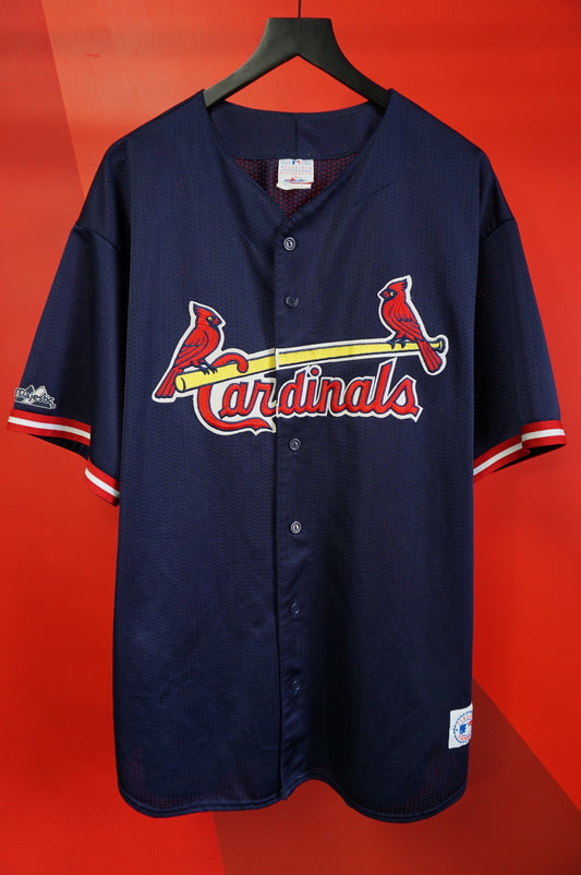 (3XL) USA Made Navy St Louis Cardinals Jersey