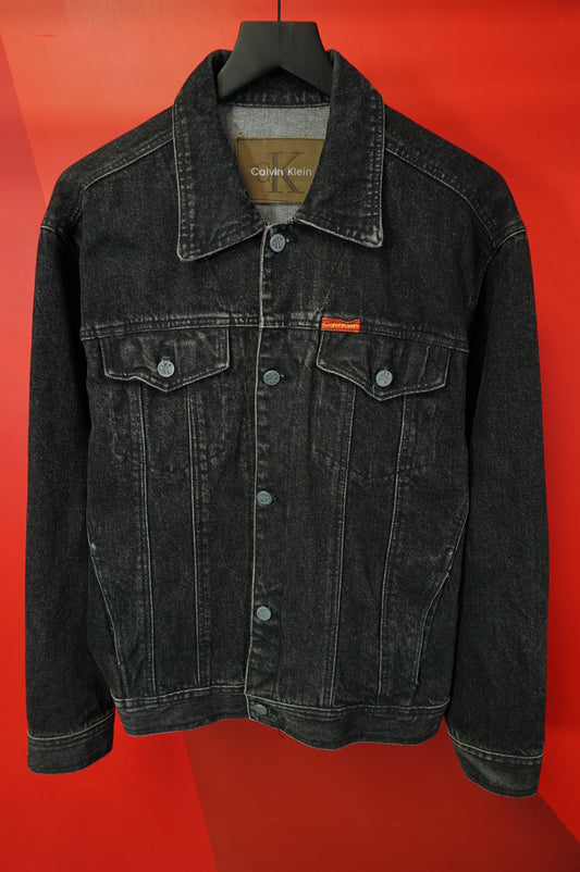 (M) Calvin Klein Black Denim Jacket