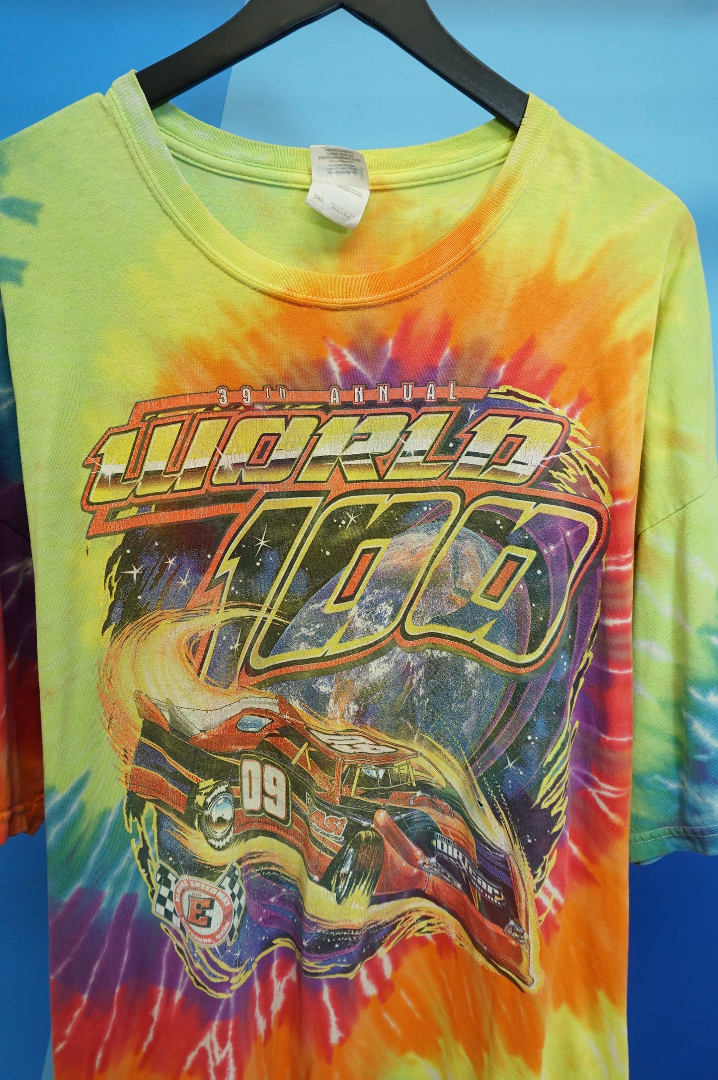 (3XL) 39th Annual World 100 Racing T-Shirt