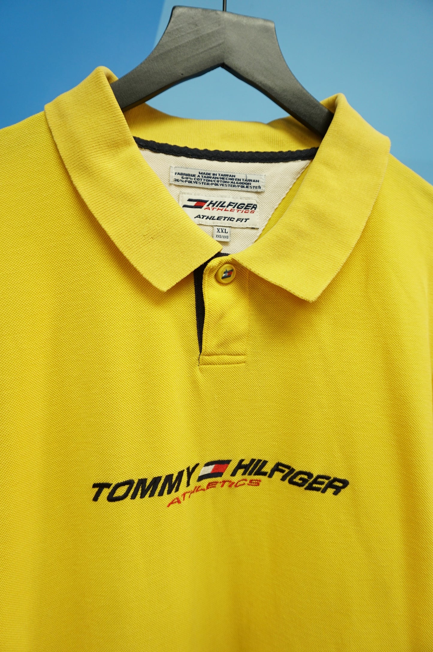 (XL/XXL) Vtg Tommy Hilfiger Embroidered Polo Shirt