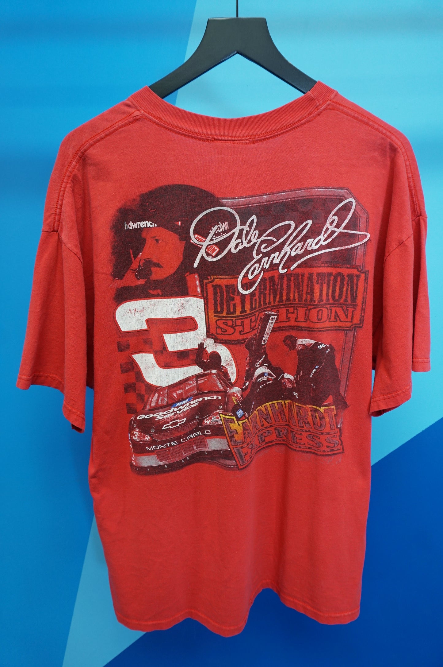 (XL) Dale Earnhardt Sr Determination Station Nascar T-Shirt