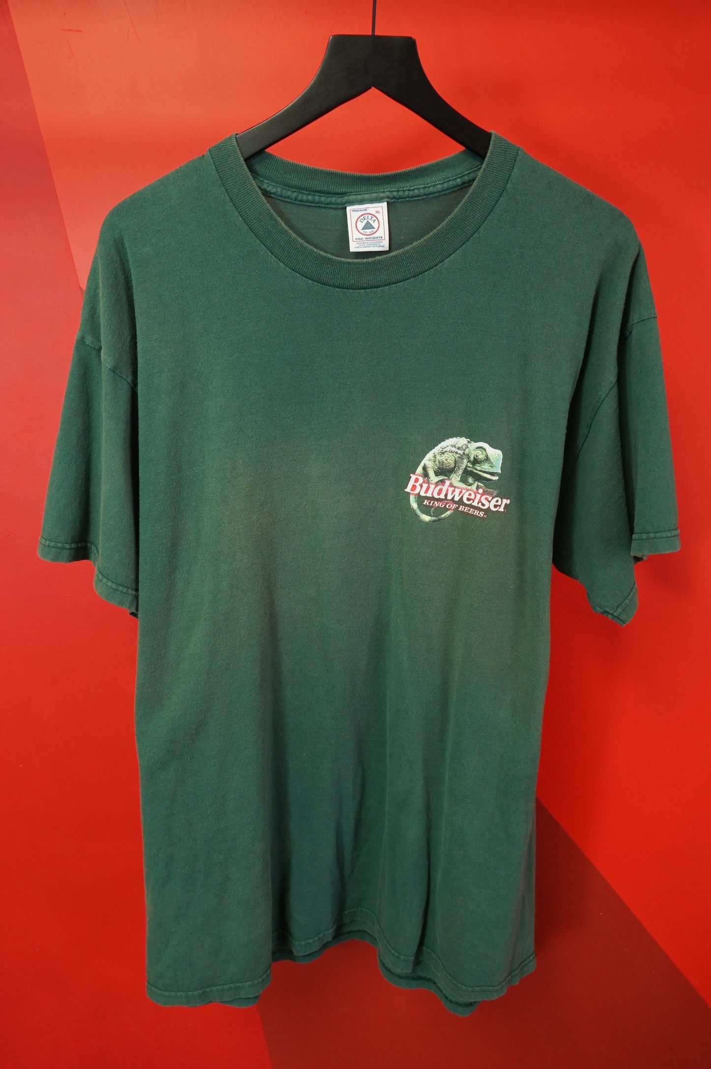 (XL) 1998 Never Hire A Ferret To Do A Weasel's Job Budweiser T-Shirt