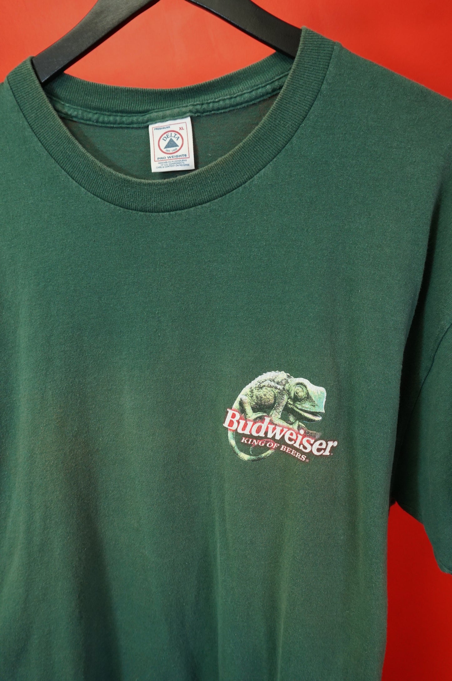 (XL) 1998 Never Hire A Ferret To Do A Weasel's Job Budweiser T-Shirt