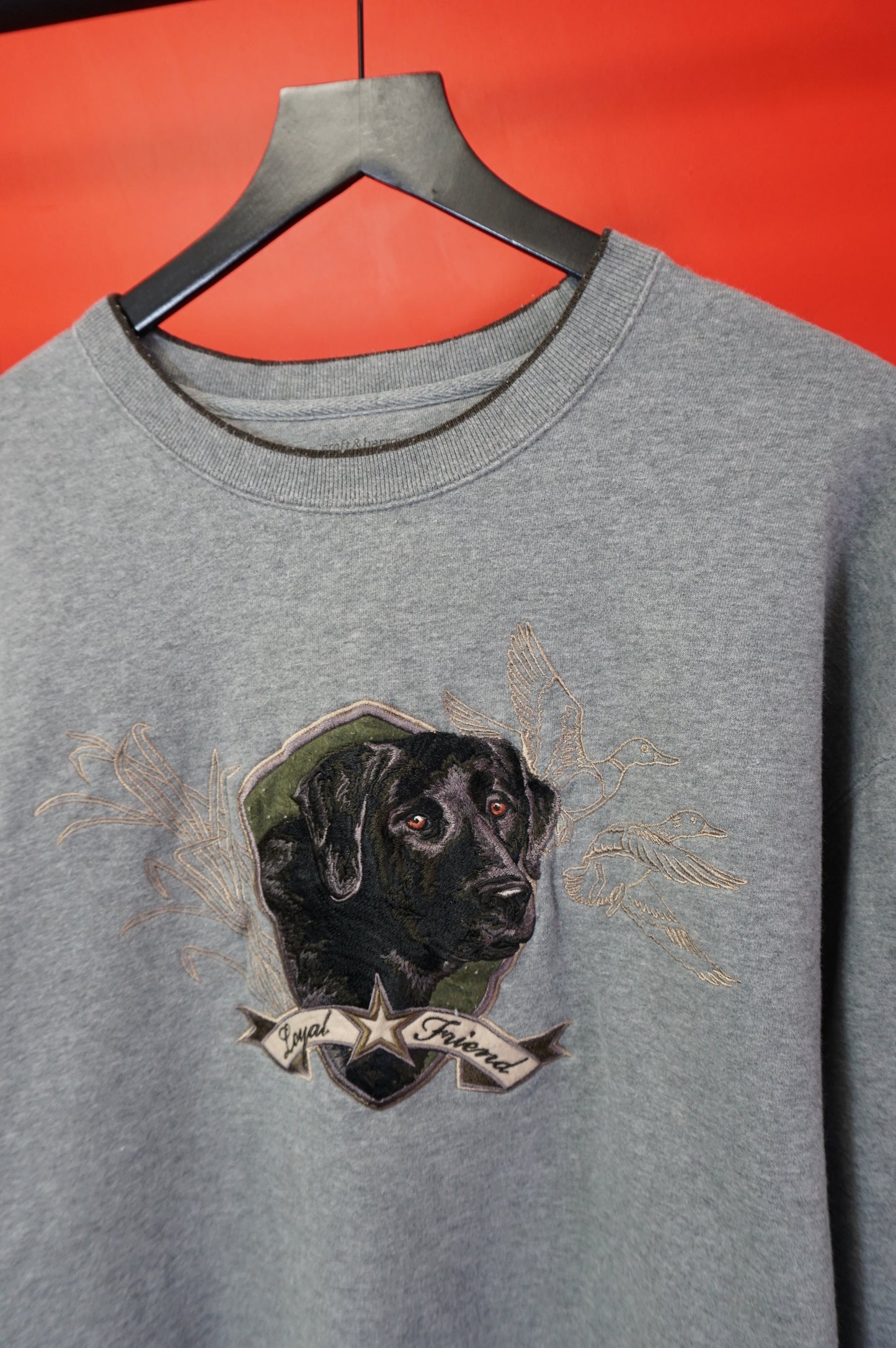 (XL/XXL) Croft & Barrow Black Lab Crewneck