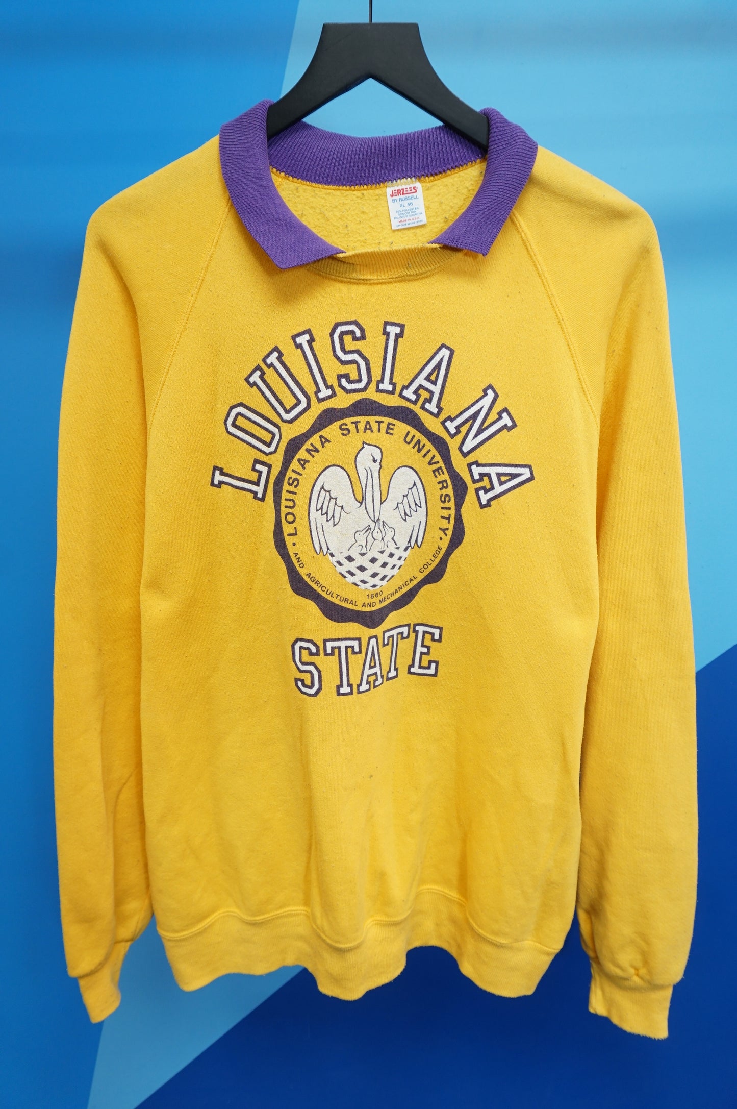 (L/XL) Vtg Louisiana State University Crewneck