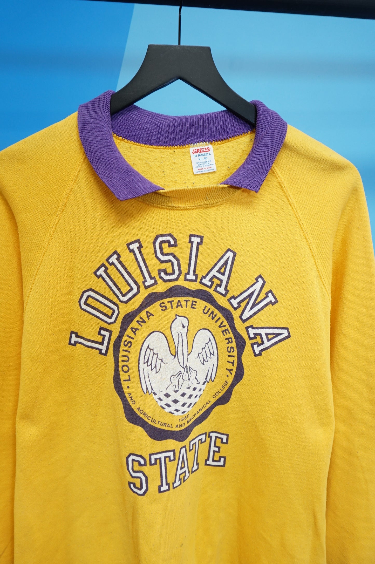 (L/XL) Vtg Louisiana State University Crewneck