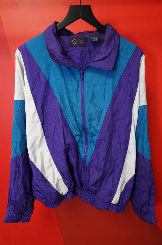 (M/L) Vtg Aquaberry Windbreaker