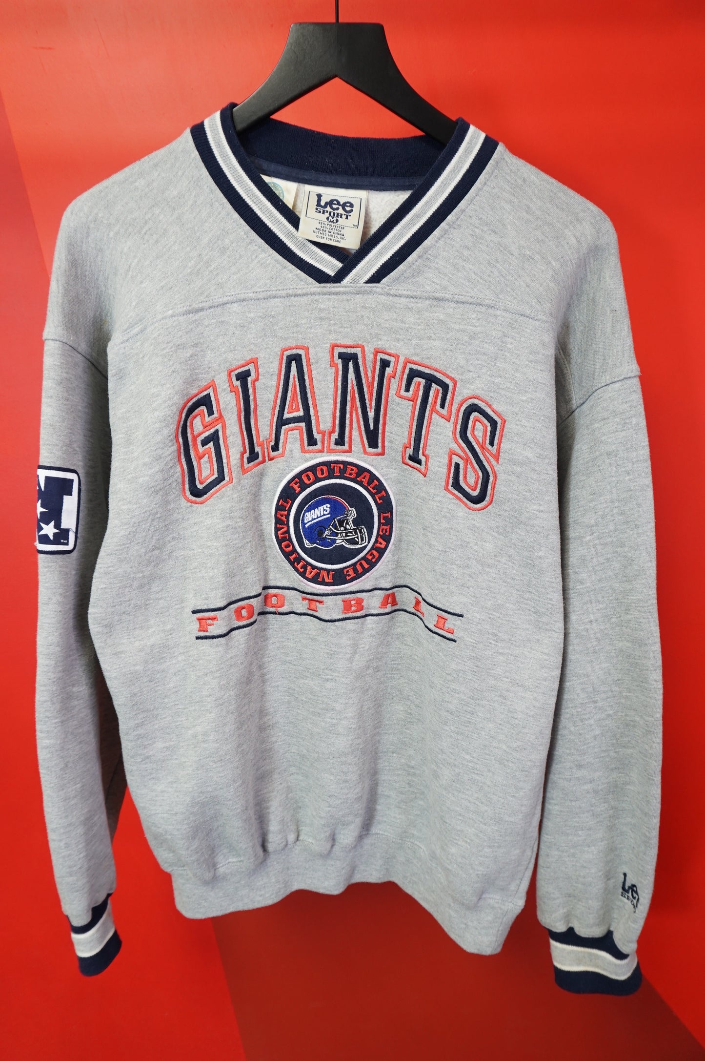 (M/L) New York Giants Vtg Lee Sport Crewneck