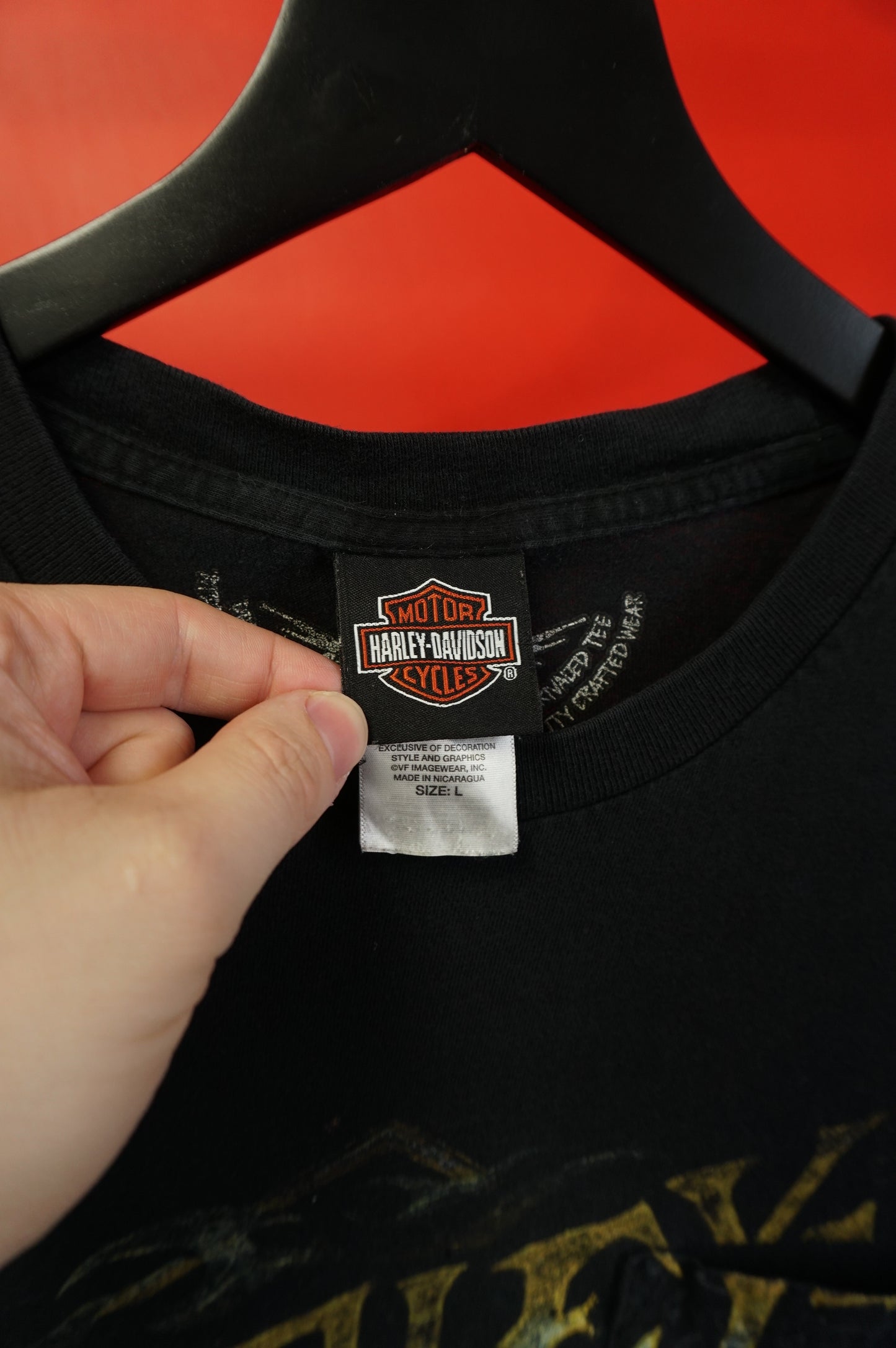 (L) Boston Harley Davidson T-Shirt