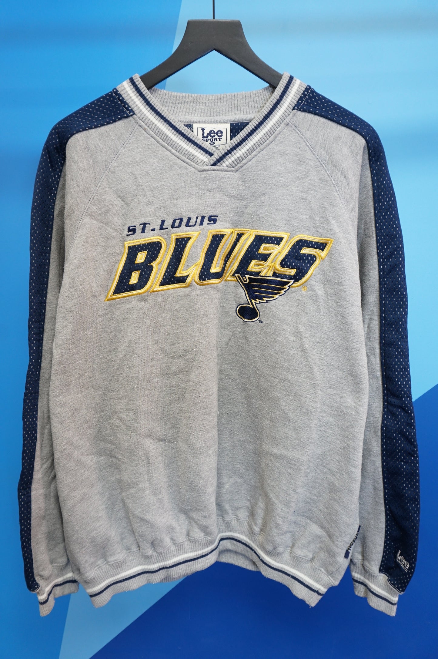 (XL/XXL) St. Louis Blues Lee Sport Crewneck