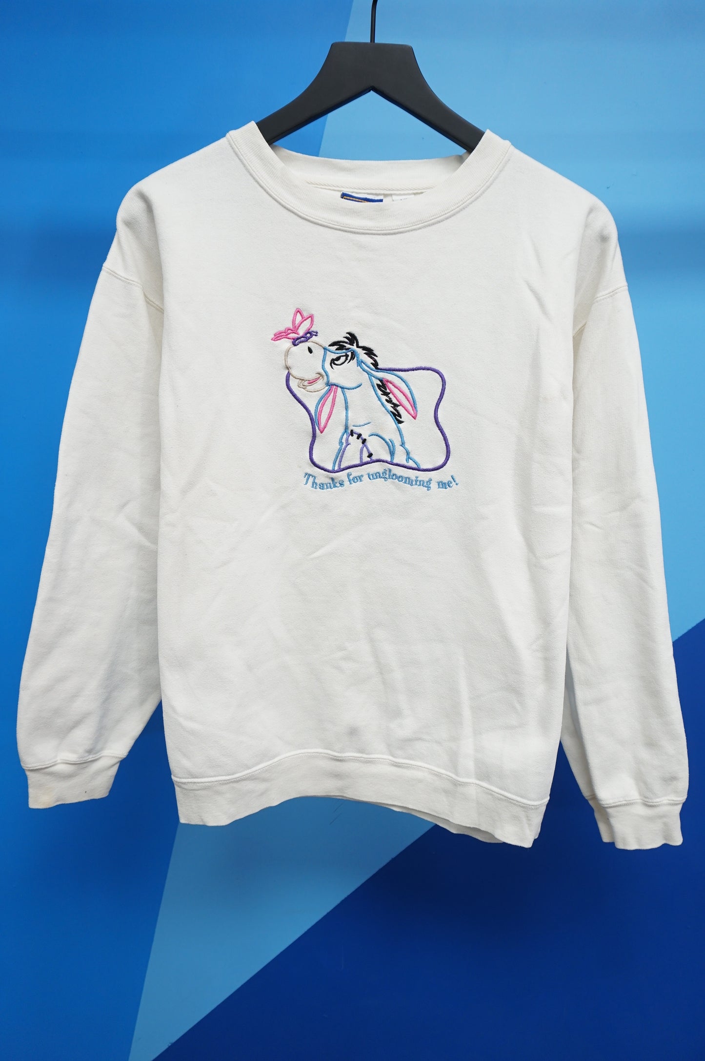 (L) Vtg Eeyore Embroidered Crewneck