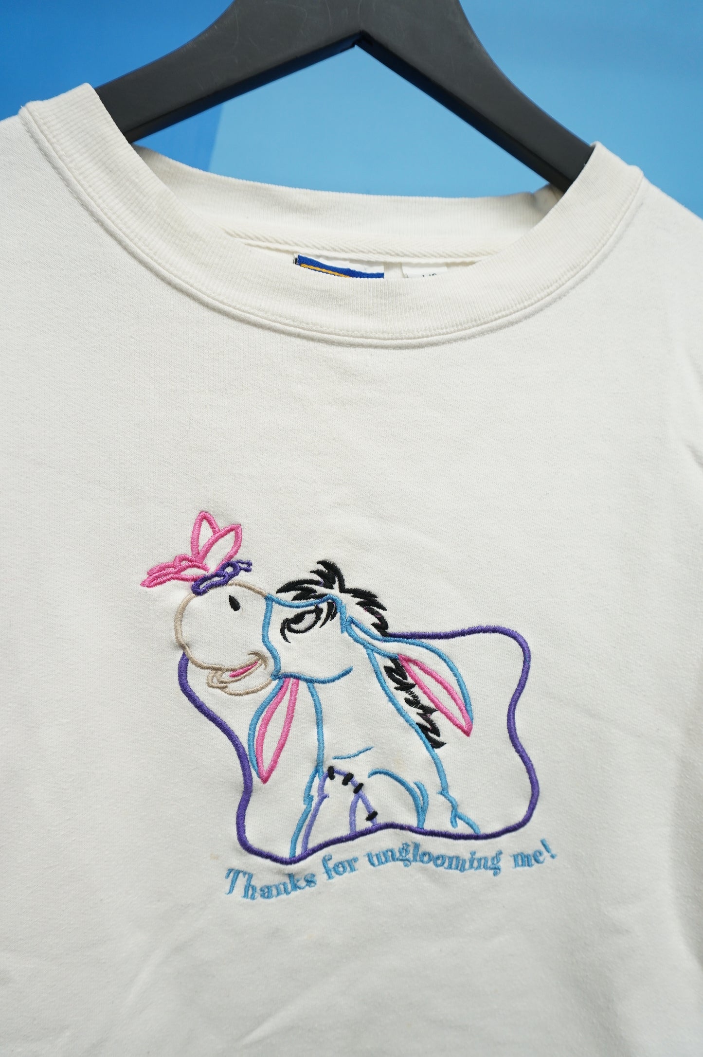 (L) Vtg Eeyore Embroidered Crewneck