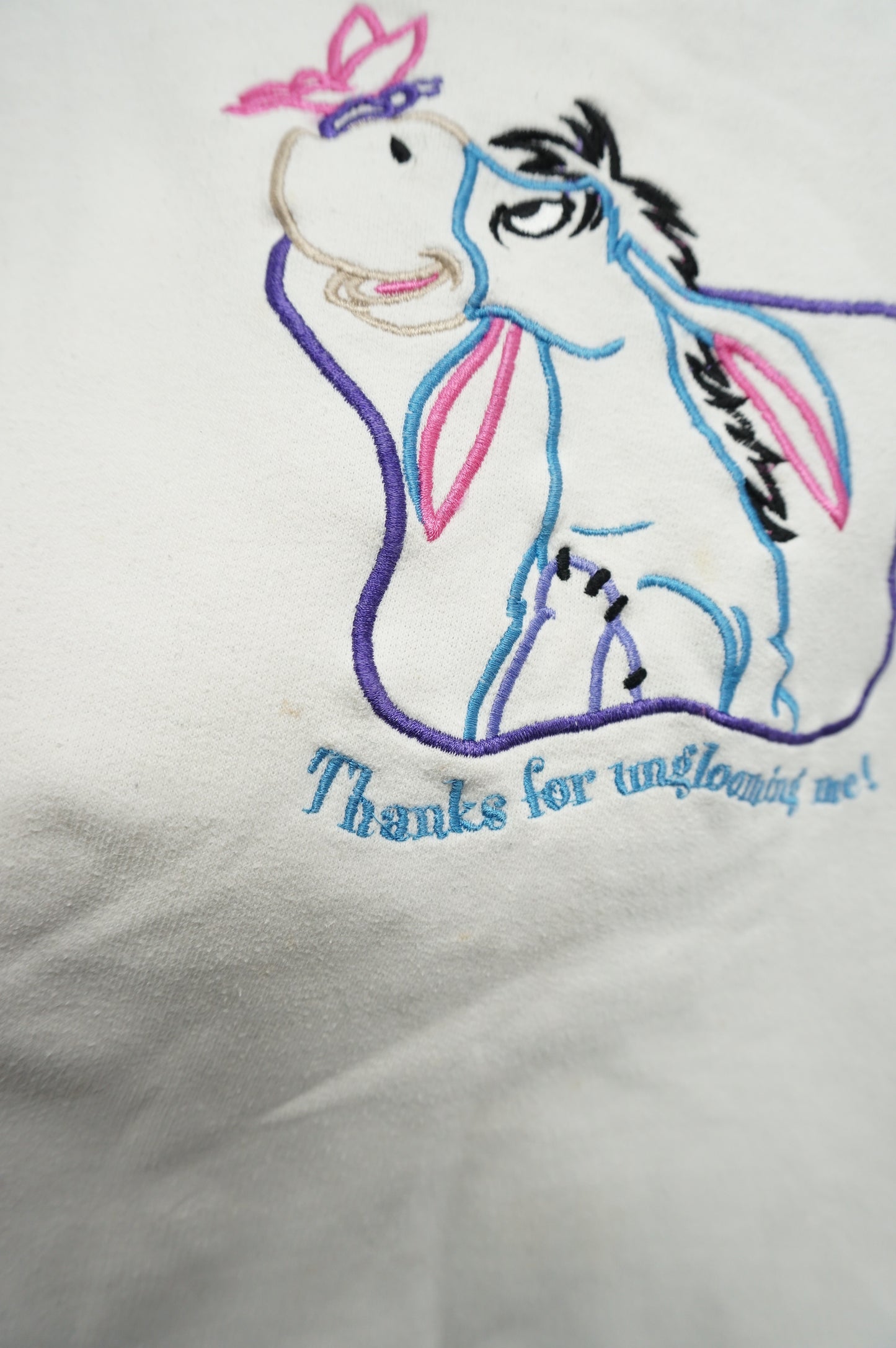 (L) Vtg Eeyore Embroidered Crewneck