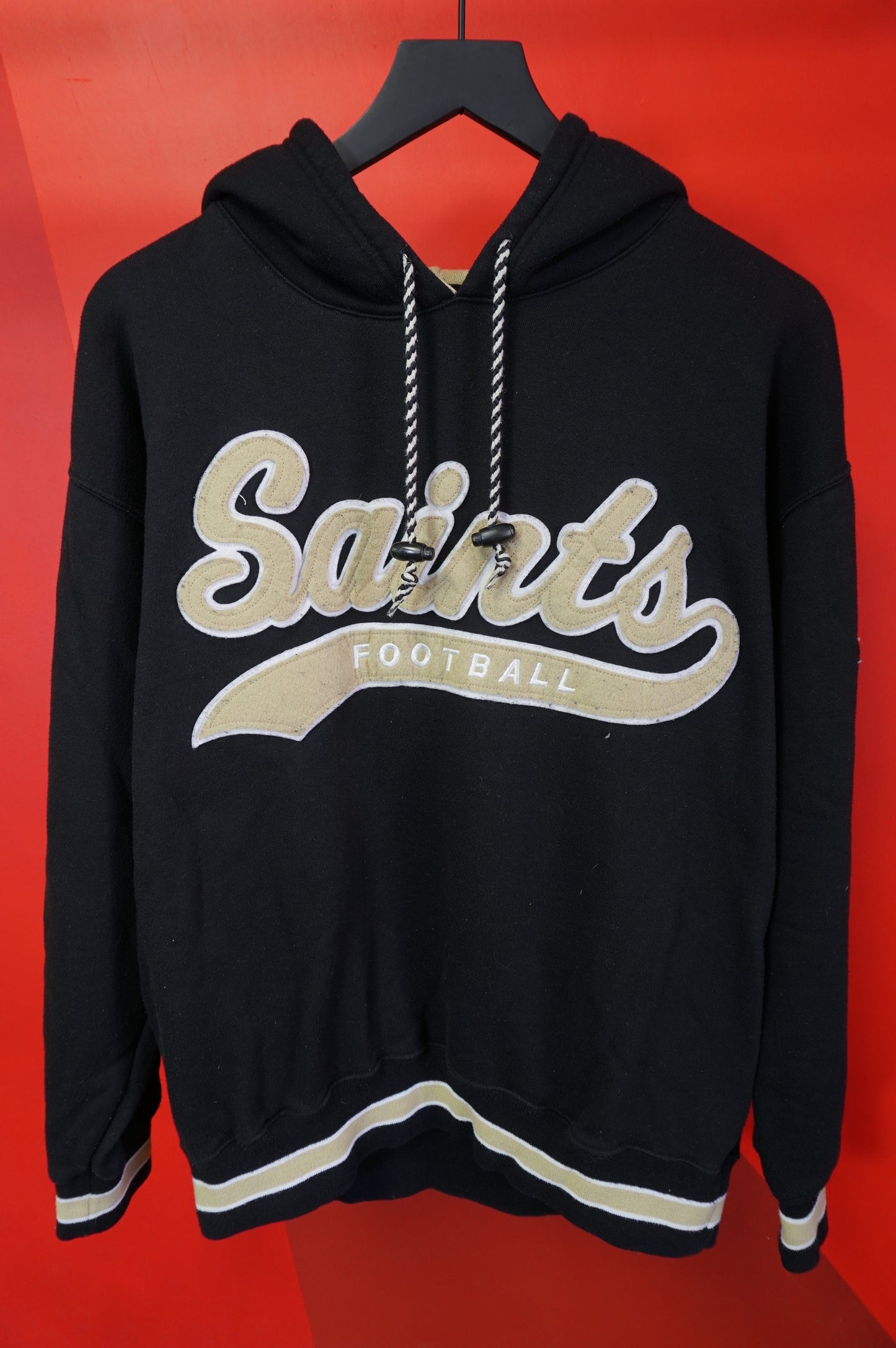 (M/L) Vtg New Orleans Saint Starter Hoodie