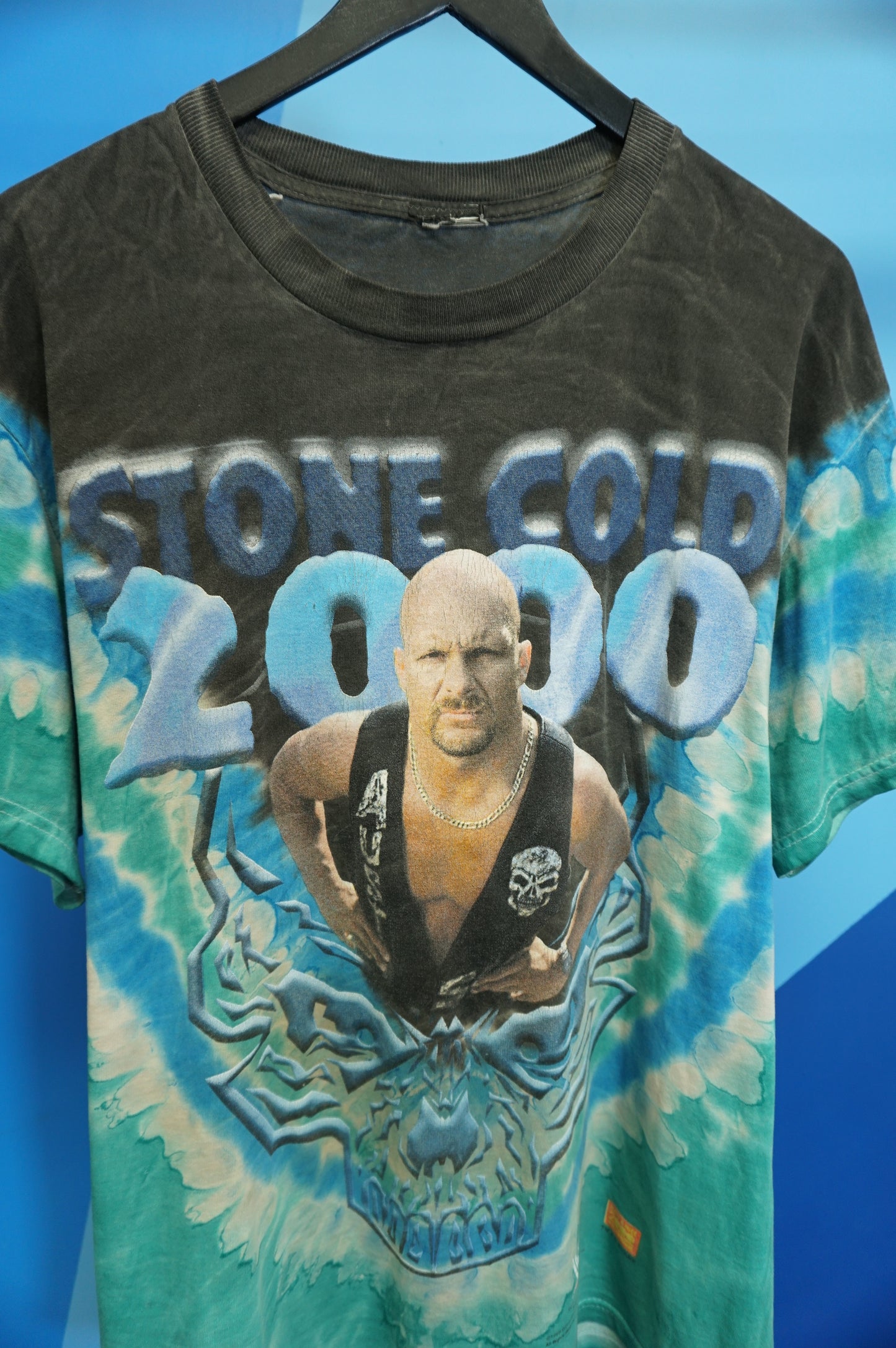 (XL) 2000 Stone Cold Steve Austin Tie Dye T-Shirt