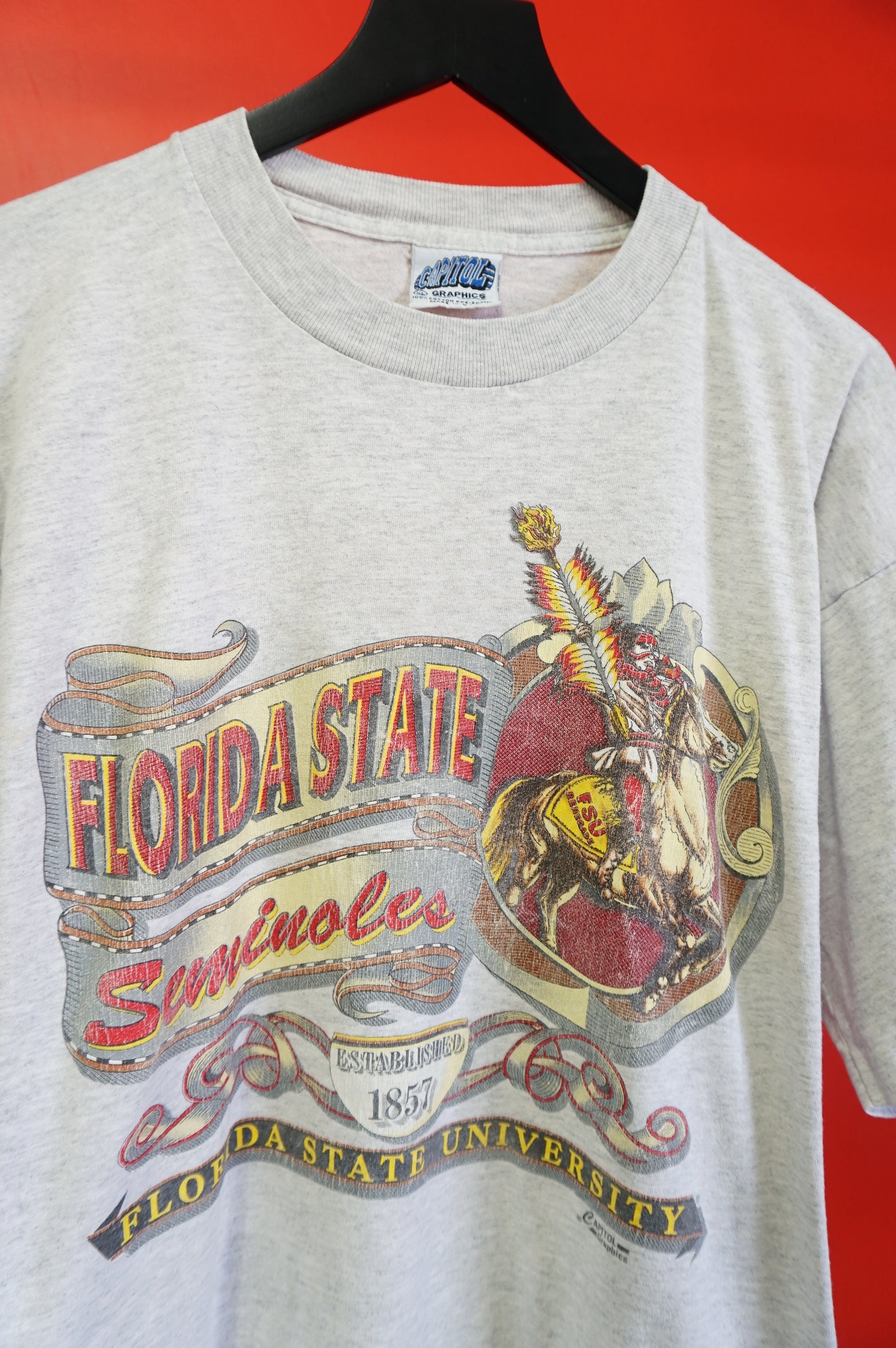 (XL) Vtg Florida State University Single Stitch T-Shirt