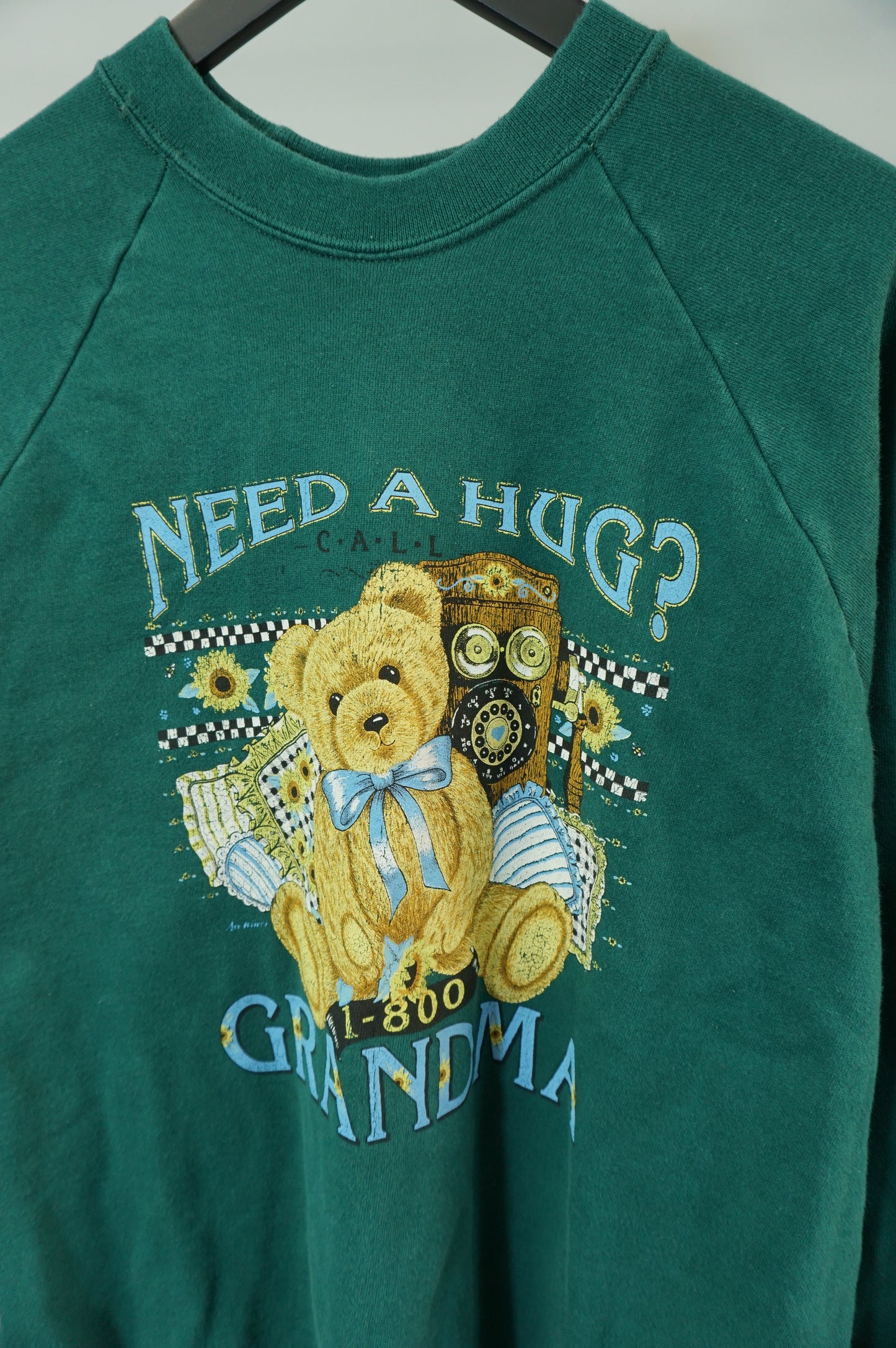 (XL) Need A Hug? Call Grandma Vtg Crewneck