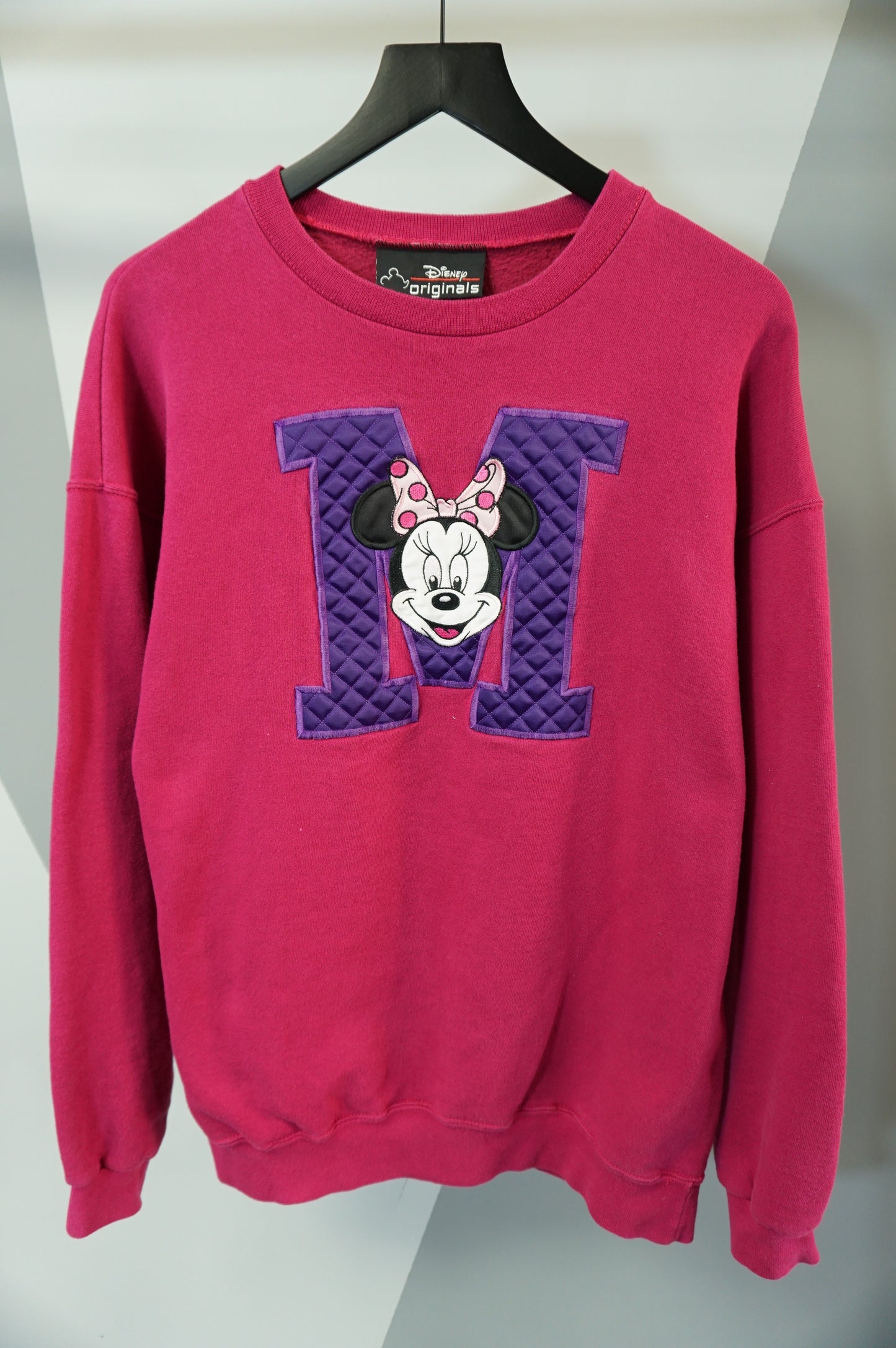 (L) Vtg Minnie Mouse Embroidered Crewneck