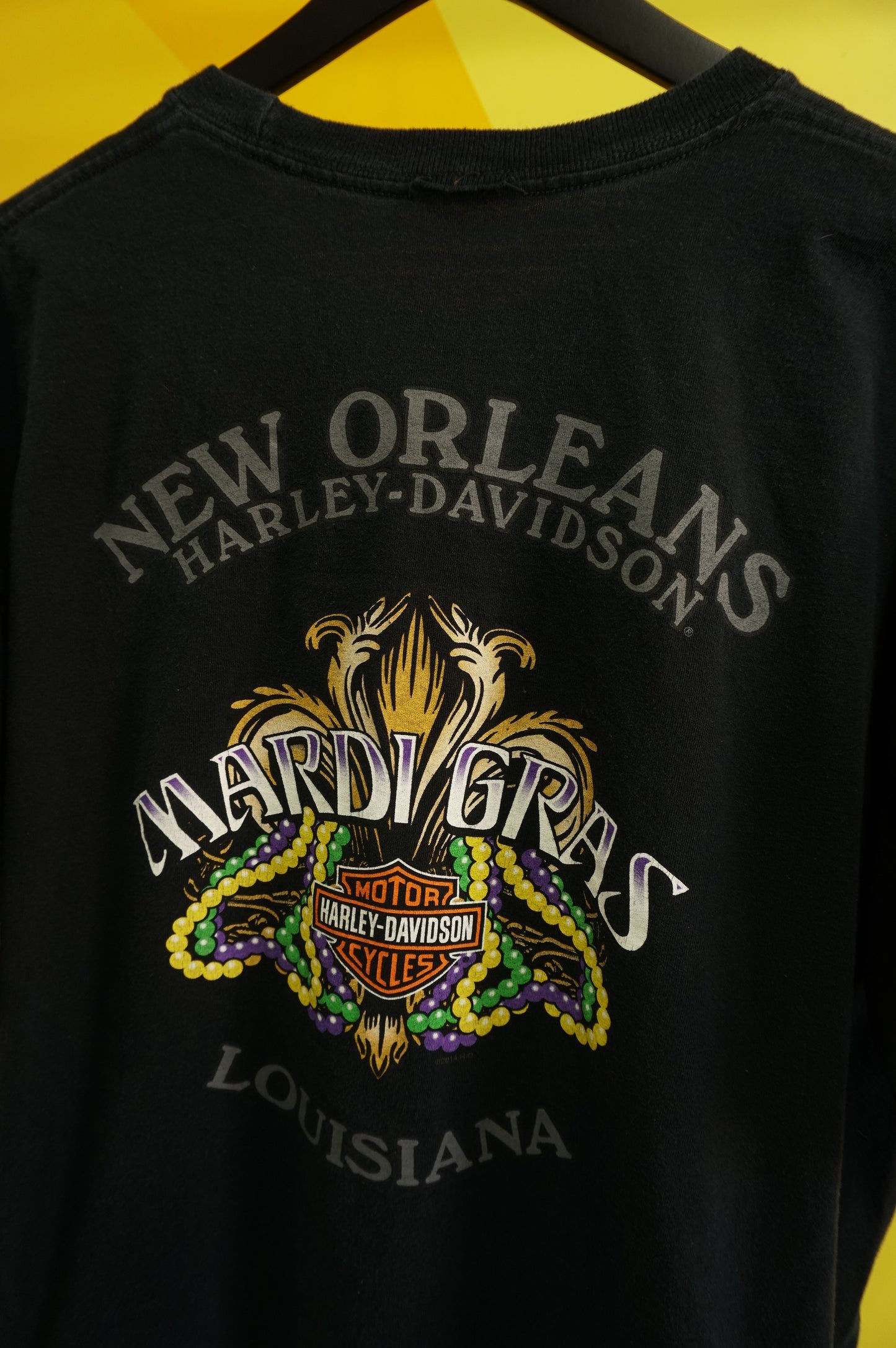 (XXL) New Orleans  Mardi Gras Harley Davidson T-Shirt