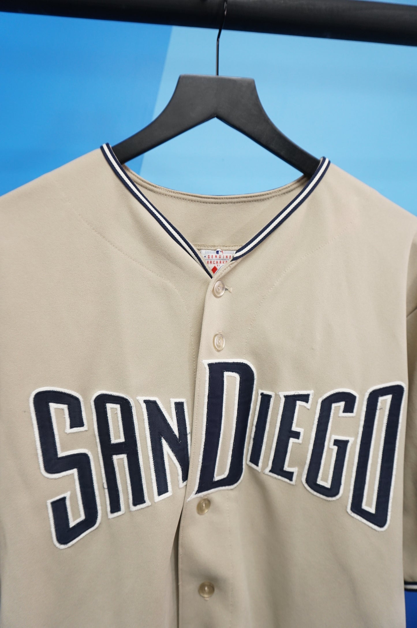 (L) USA Made San Diego Padres Sean Burroughs Jersey