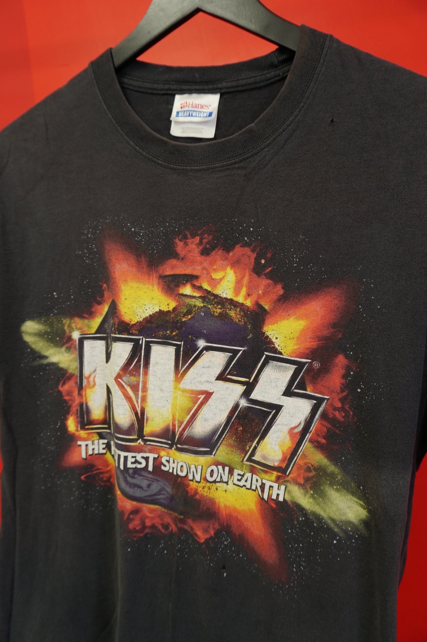(M/L) Kiss The Hottest Show On Earth Band T-Shirt