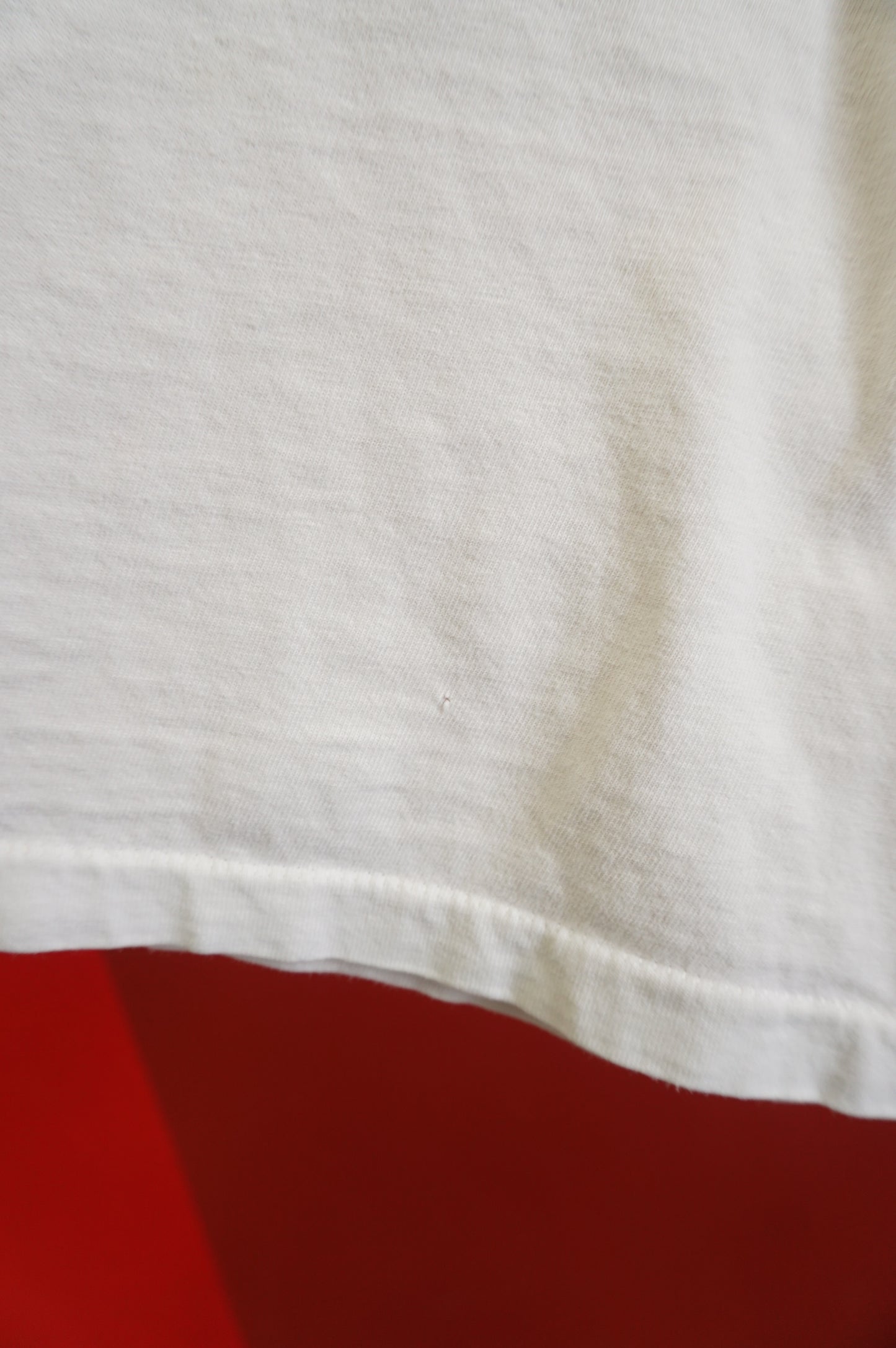 (L) USA Made Tommy Hilfiger Big Logo Single Stitch T-Shirt