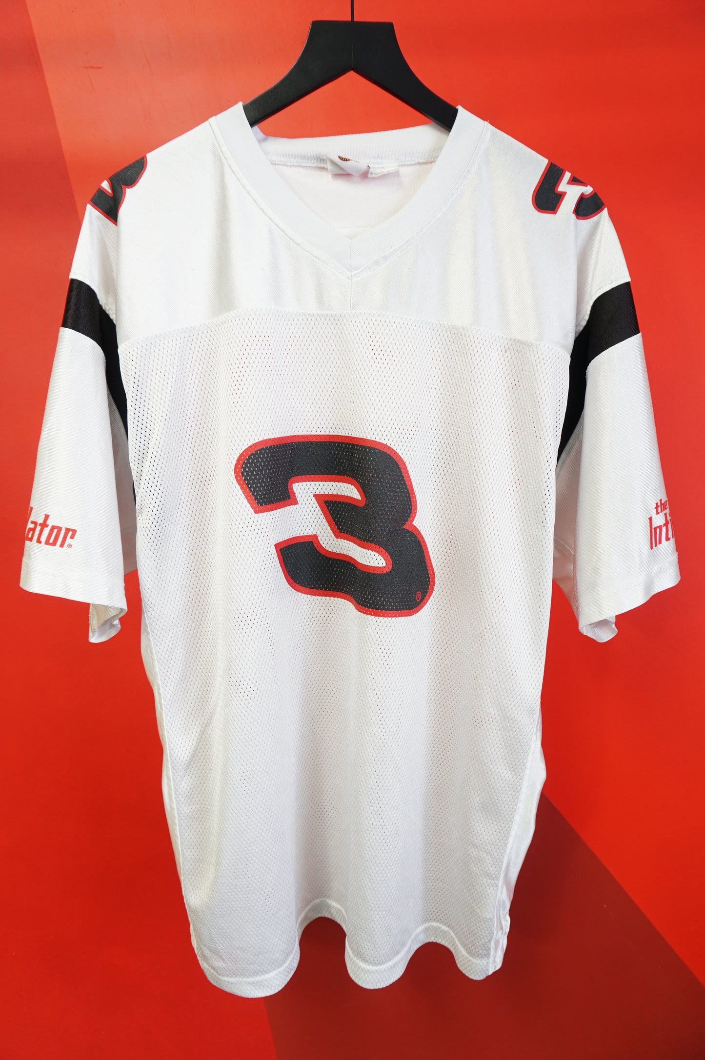 (L) Dale Earnhardt The Intimidator Football Jersey