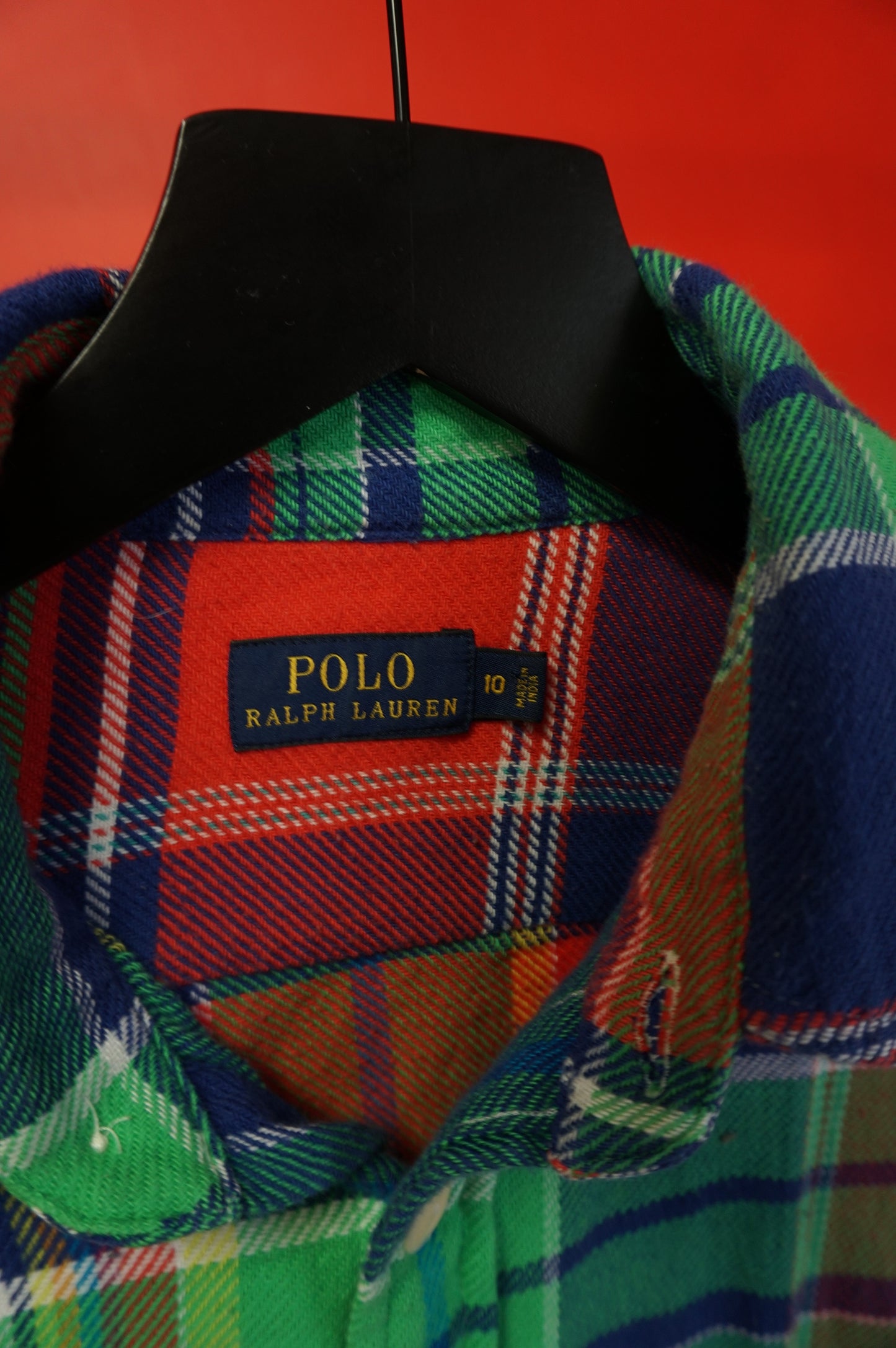 (S) Polo Ralph Lauren Flannel Shirt