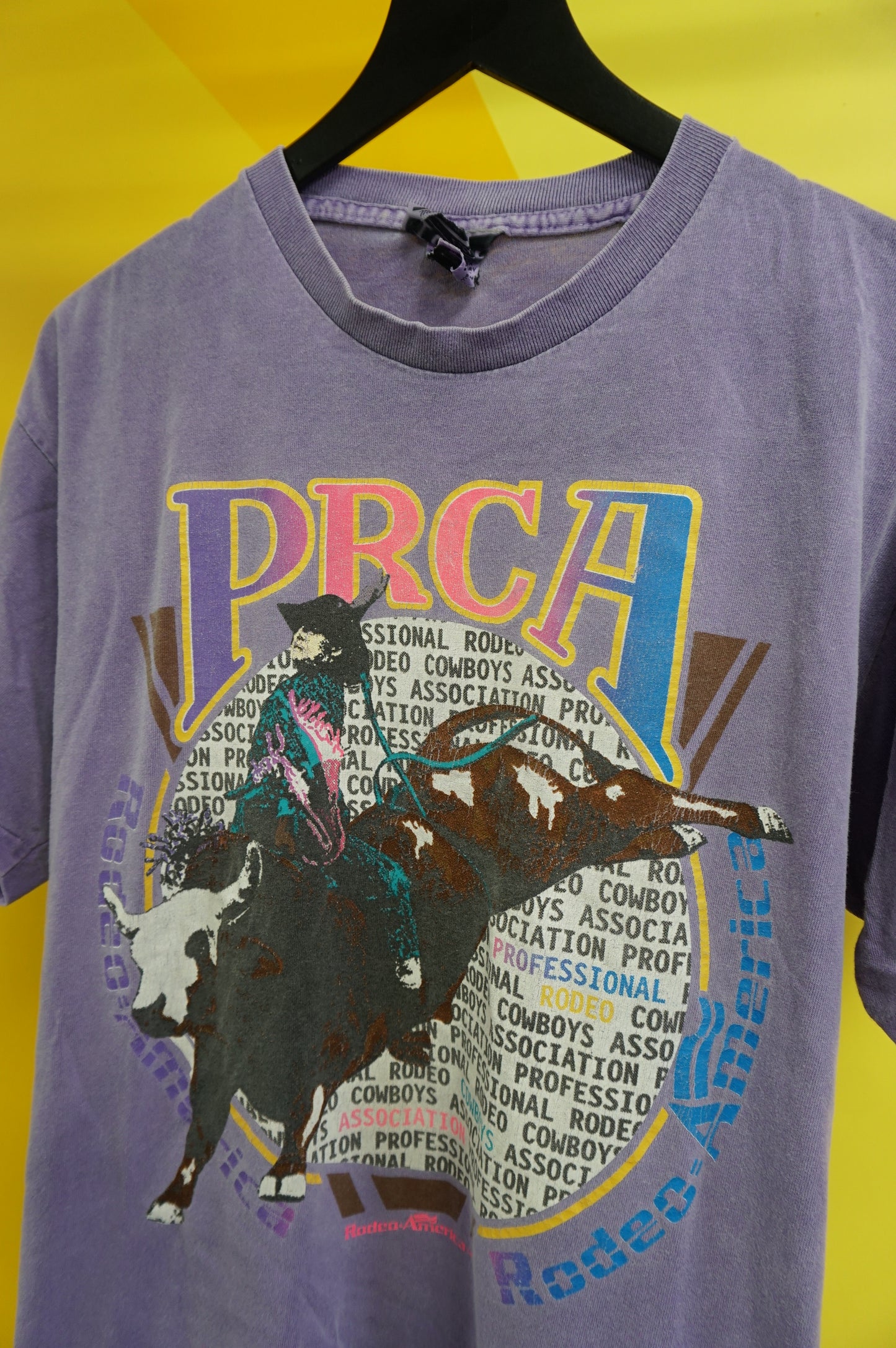 (XL) Vtg Pro Rodeo Cowboy Association Single Stitch T-Shirt