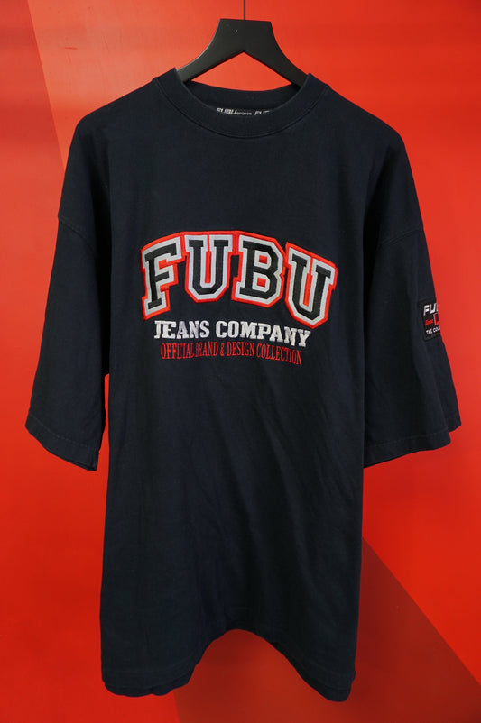 (XXL) Y2K Embroidered Fubu T-Shirt