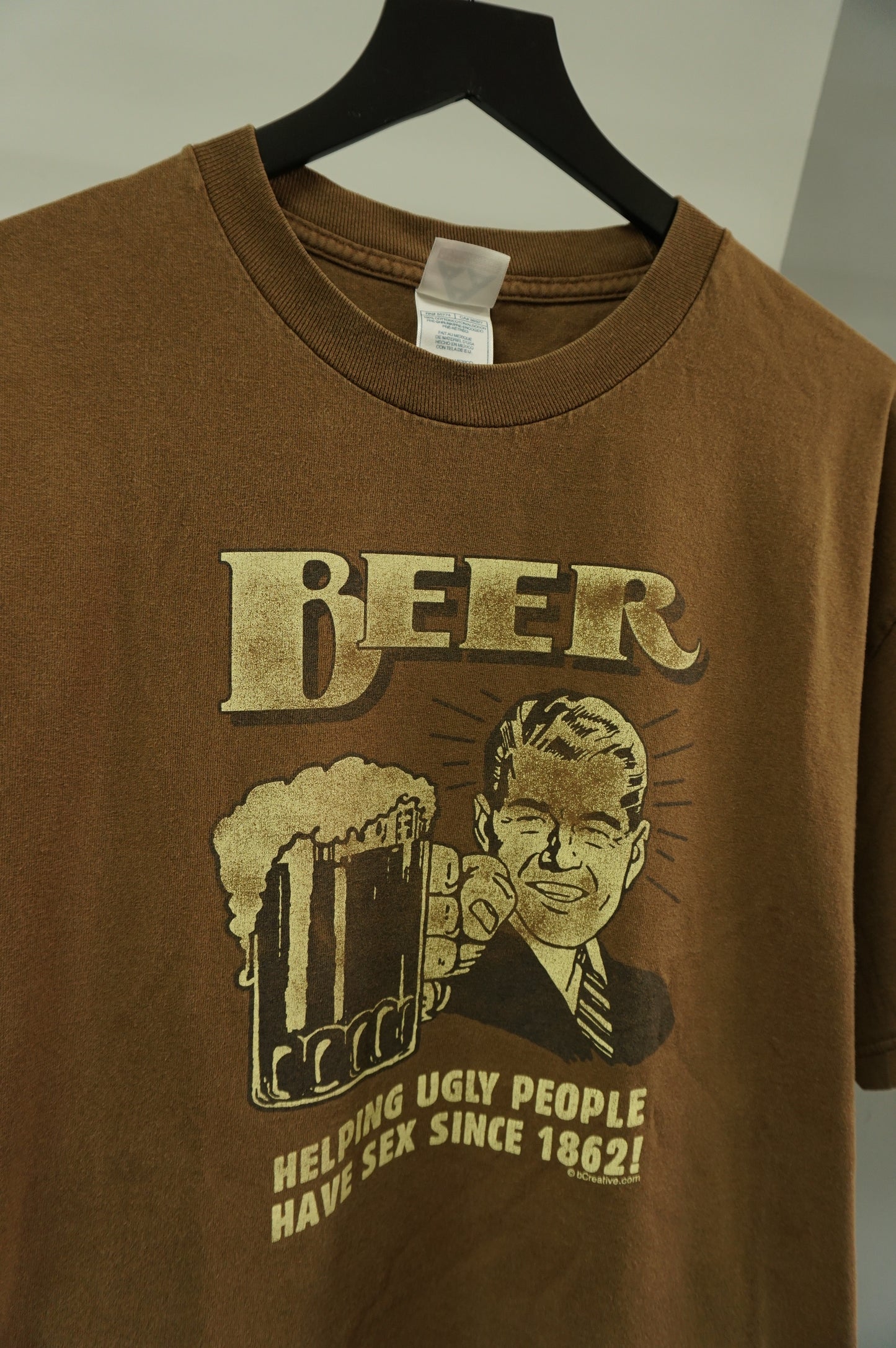 (XL) Beer Helping Ugly People Have Sex Since 1862 T-Shirt