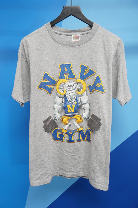 (L) Navy Gym Vtg T-Shirt