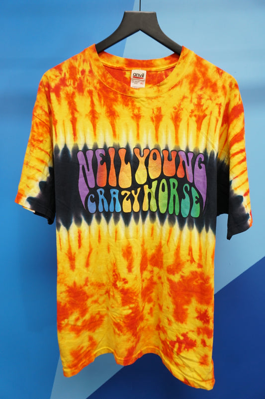 (XL/XXL) 2003 Neil Young Crazy Horse Tie Dye T-Shirt