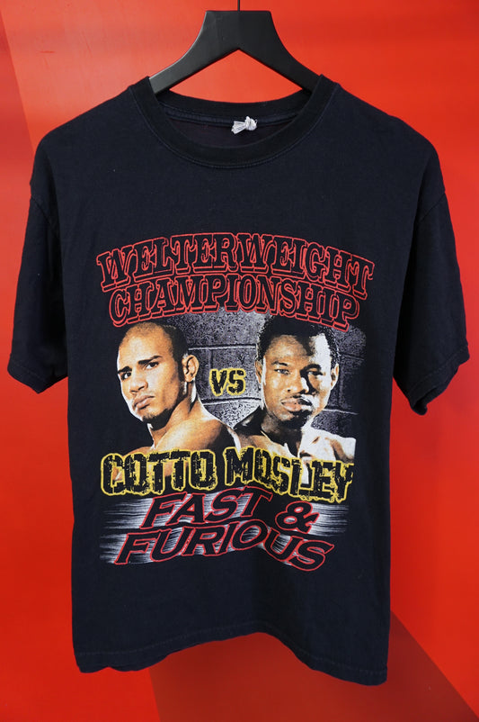 (L) 2007 Cotto vs Mosley Welterweight Championship Promo T-Shirt