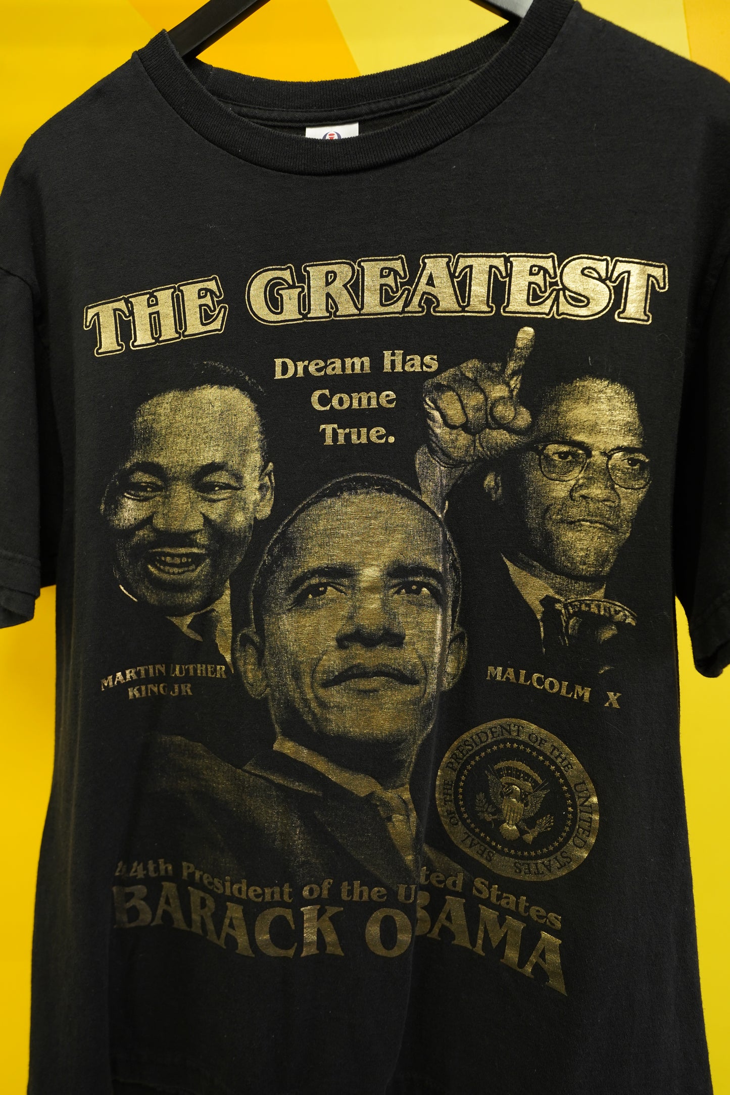 (L) The Greatest Dream Has Come True Black History T-Shirt