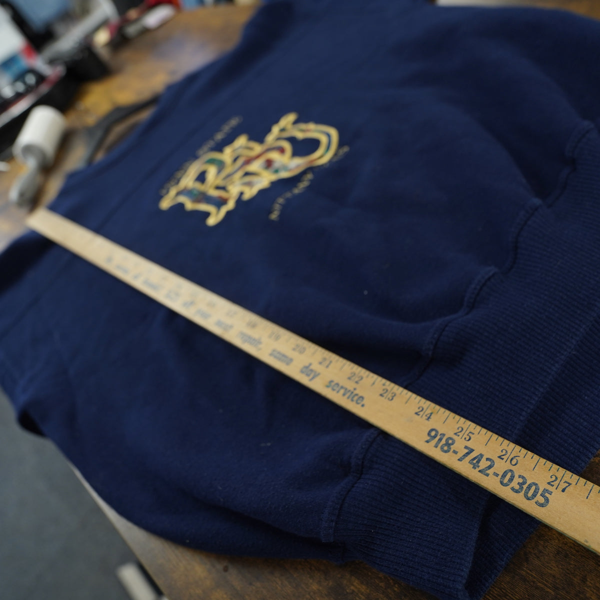 (L) Vintage Crable Sportswear Penn State Nittany Lions Paisley Sewn Sweatshirt Large