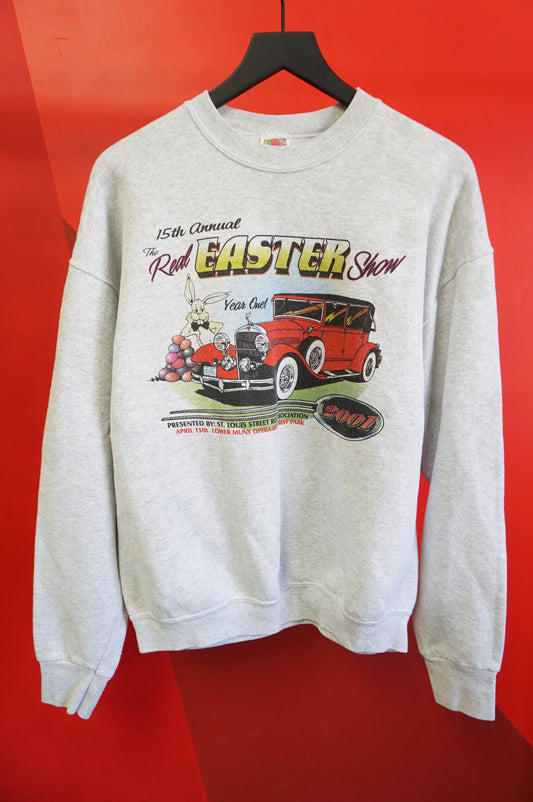 (XL) 2001 The Real Easter Show Car Crewneck