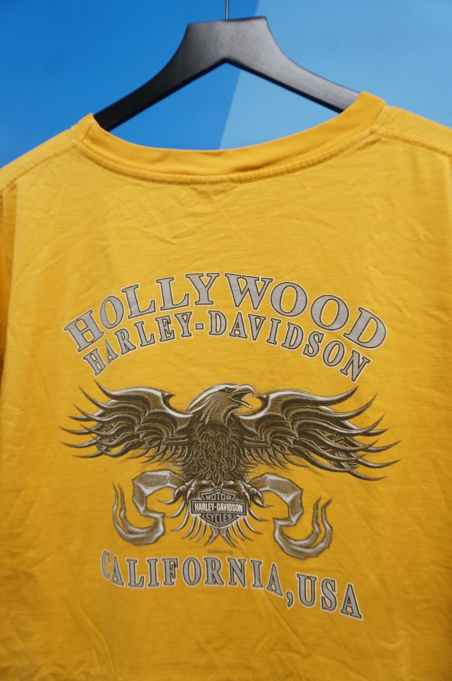 (XL) 2004 Hollywood Harley Davidson T-Shirt
